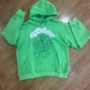 Sp5der Web Hoodie 'Slime Green'